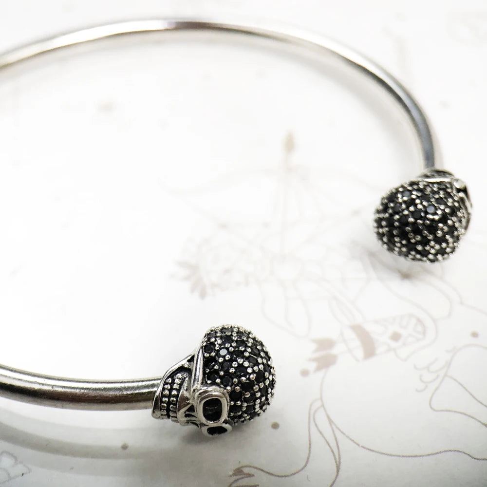 Bangles Skull Armband 925 Sterling Silver