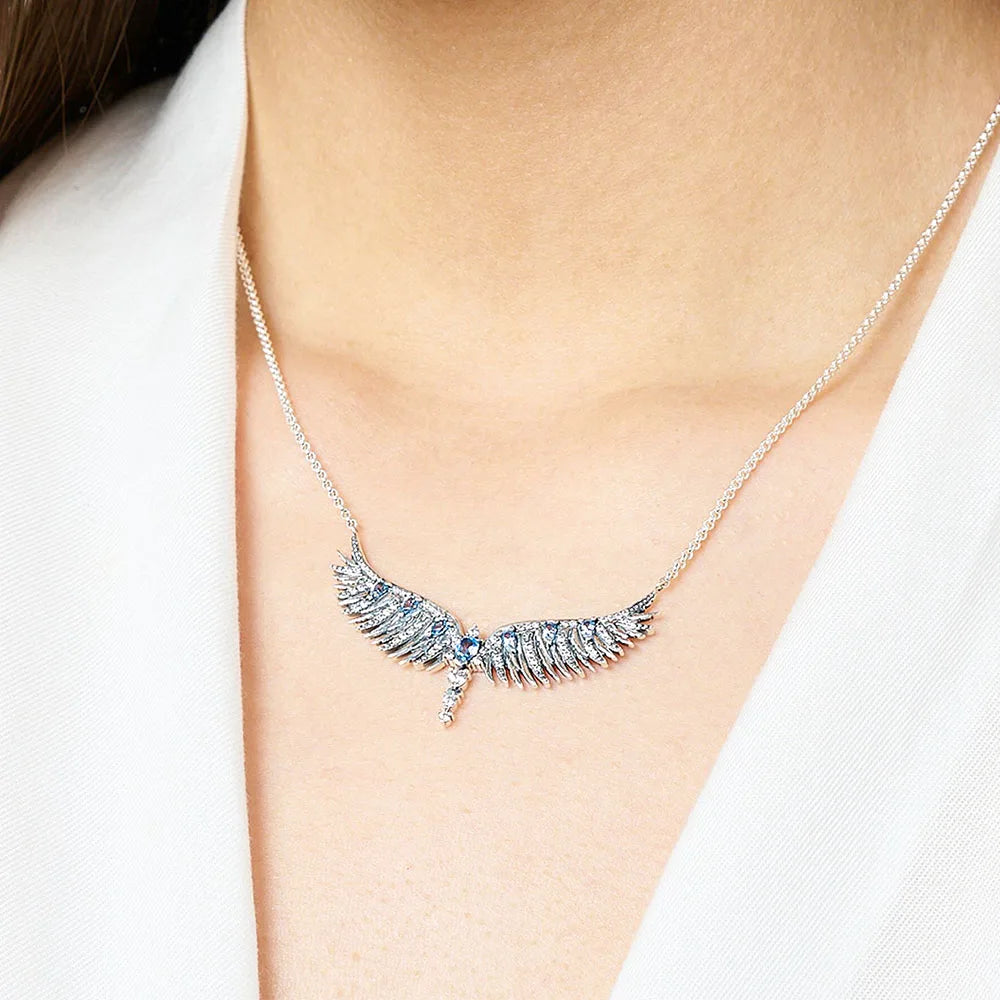 Phoenix Wing Halsband 925 Sterling Silver