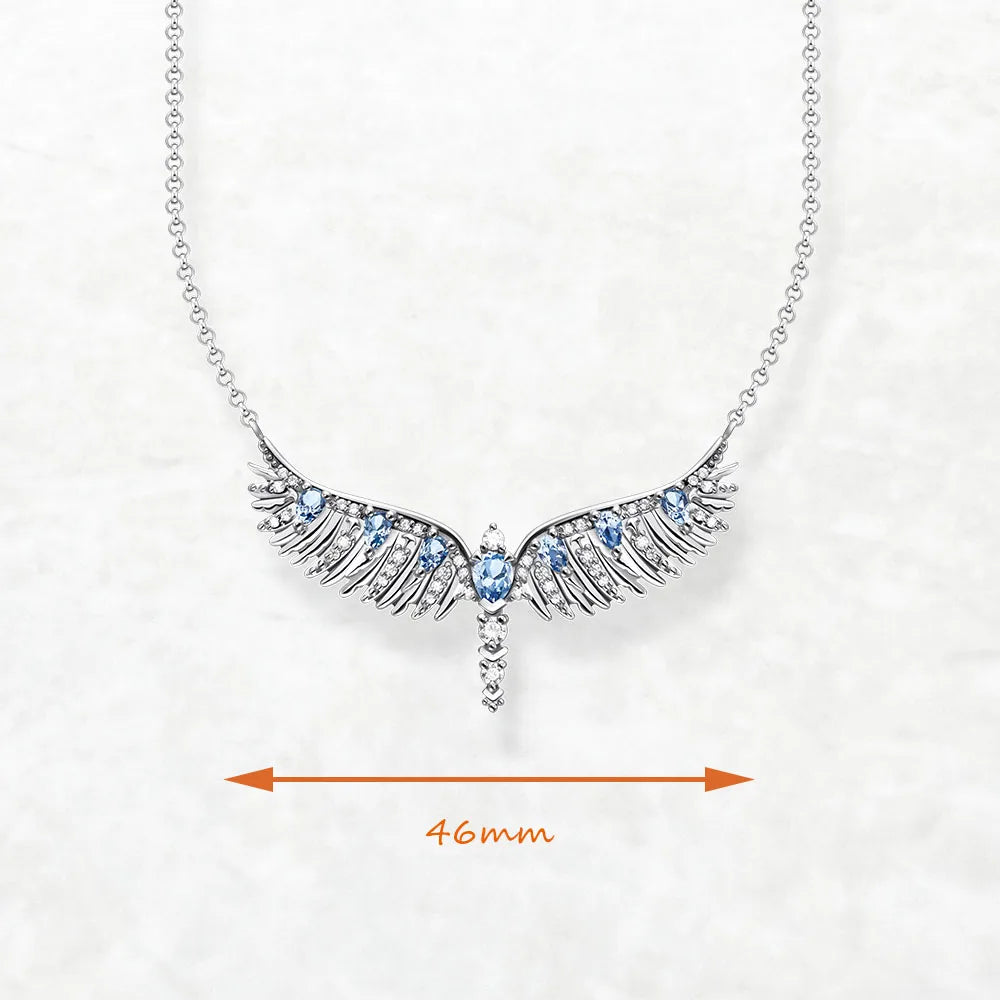 Phoenix Wing Halsband 925 Sterling Silver